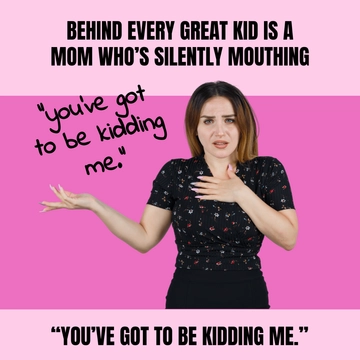 Free Pink Mother's Day Meme Template to Edit Online