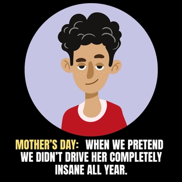 Free Printable Mother's Day Meme Template to Edit Online