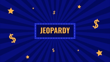Free Jeopardy Background Template to Edit Online