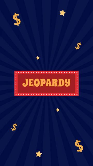 Free Jeopardy Wallpaper Template to Edit Online