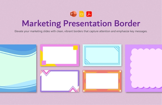 Marketing Presentation Border