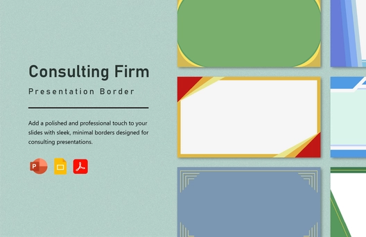 Consulting Firm Presentation Border
