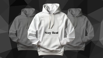 Realistic Background Hoodie Template to Download