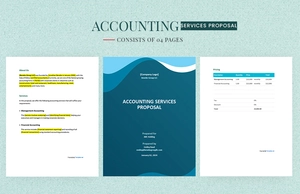 Sample Accounting Proposal Template