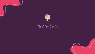 Free Hair and Beauty Business Card Template to Edit Online
