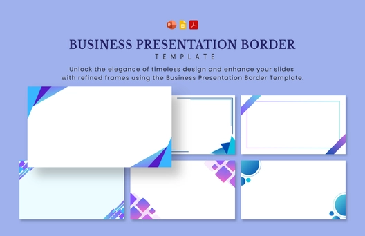 Business Presentation Border