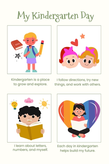 Free Kindergarten Social Story Template to Edit Online
