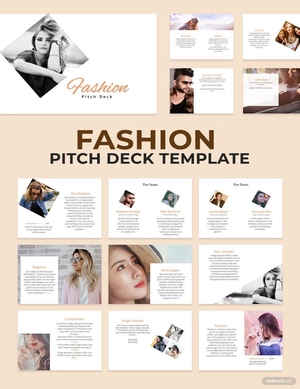 Fashion Pitch Deck Template