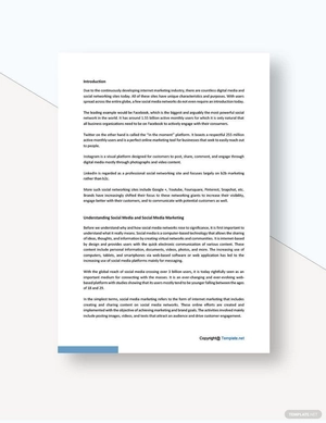 Sample Social Media White Paper Template
