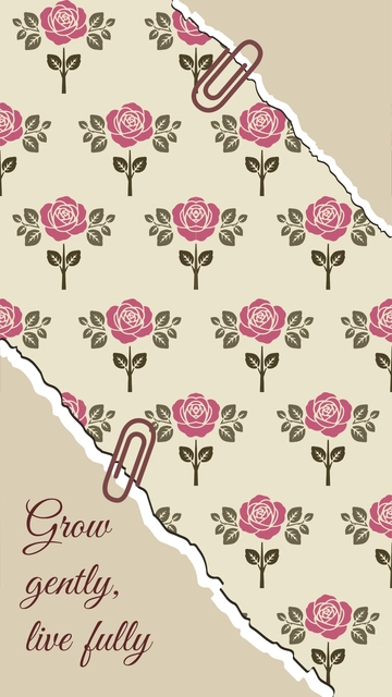 Chintz Floral Wallpaper to Edit Online