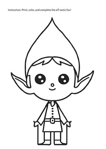 Free Printable Elf Worksheet Template to Edit Online