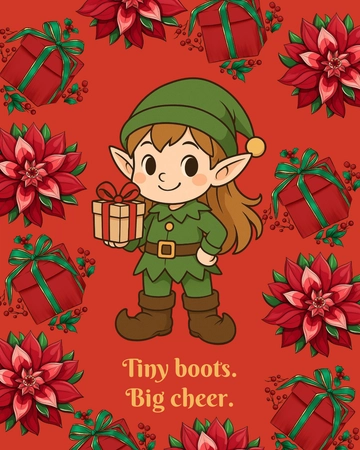 Free Christmas Elf Template to Edit Online