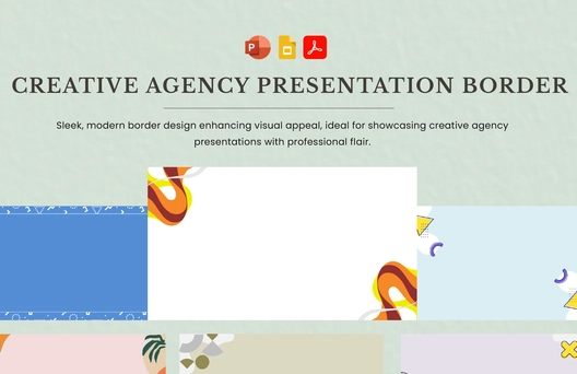 Creative Agency Presentation Border