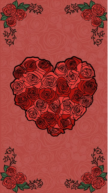 Free Romantic Floral Wallpaper to Edit Online