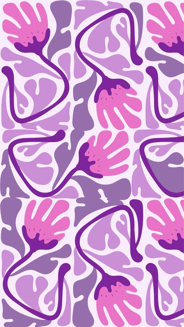 Free Abstract Floral Wallpaper to Edit Online