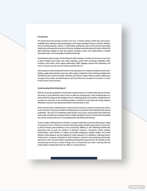 Company Marketing White Paper Template