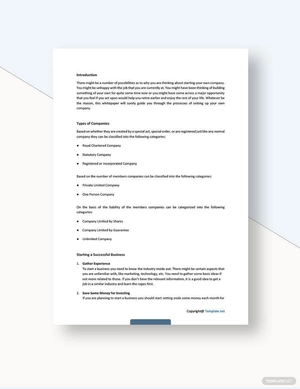 Sample Company White Paper Template