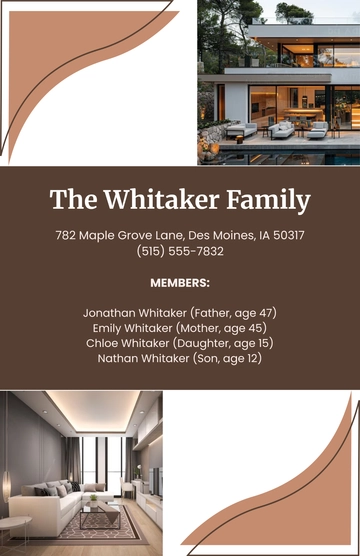 Free Aesthetic Family Listing Template to Edit Online Free Aesthetic Family Listing Template to Edit Online