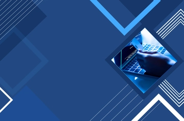 Free Blue Web Banner Background Template to Edit Online