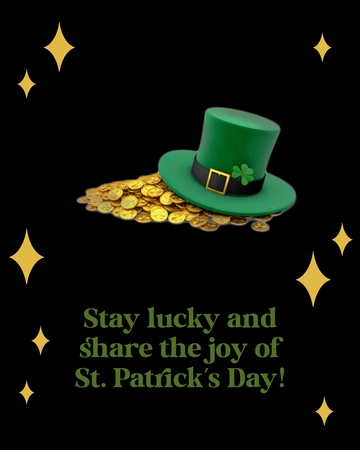 Free Shamrock Instagram Post Template to Edit Online