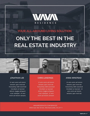 Real Estate Agent Flyer Template