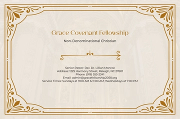 Free Church Listing Background Template to Edit Online