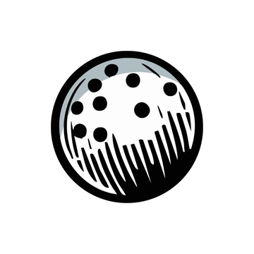 Free Monochrome Pickleball Clipart to Edit Online