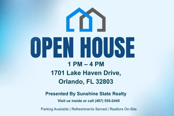 Free Open House Signage for Real Estate Template to Edit Online