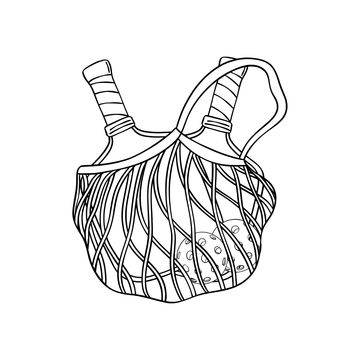 Free Pickleball Outline Clipart to Edit Online