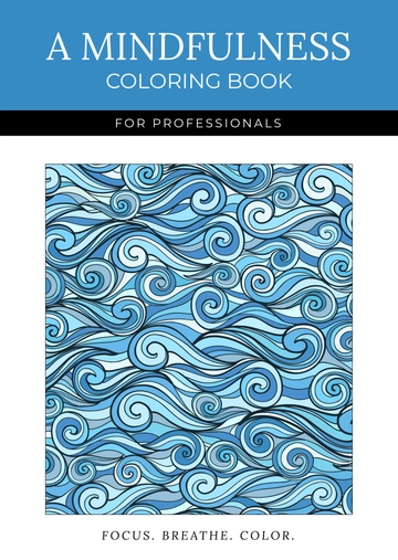 Free Mindfulness Professional Coloring Book Template to Edit Online