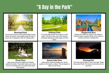Free Basic Background Outline Storyboard Template to Edit Online