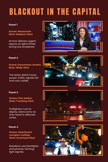 Free Vertical News Storyboard Template to Edit Online