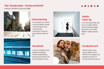 Free Advertising Storyboard Template to Edit Online