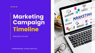 Free Marketing Timeline Presentation to Edit Online