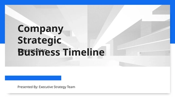 Free Company Timeline Presentation to Edit Online