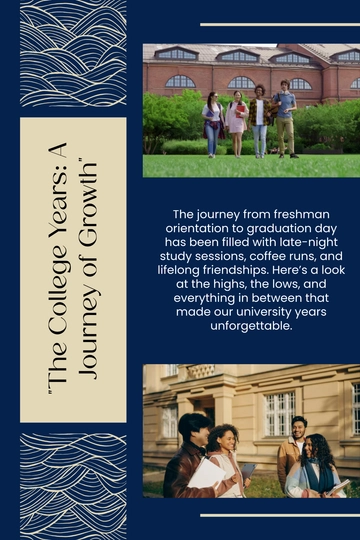 University Yearbook Template to Download