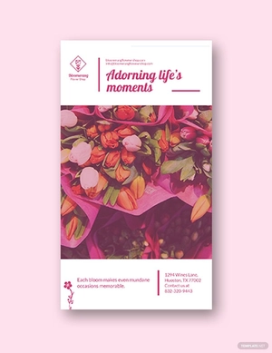 Flower Shop Instagram Story Template