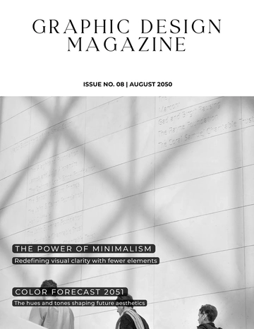 Free Graphic Design Magazine Template to Edit Online