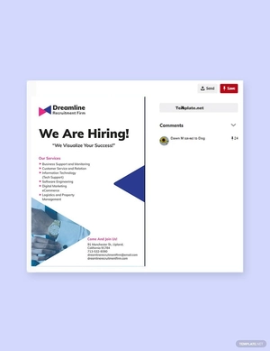 Recruitment Firm Pinterest Pin Template