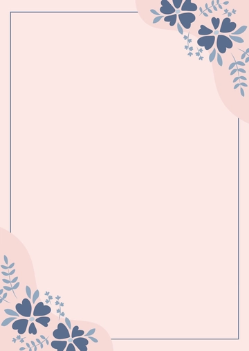 Free Blank Wedding Menu Background Template to Edit Online