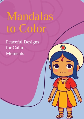 Free Mandala Coloring Book Template to Edit Online