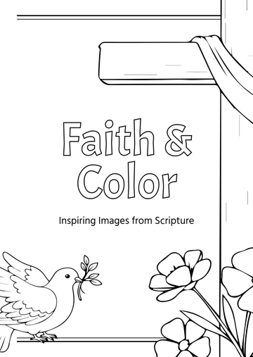 Free Religious Coloring Book Template to Edit Online