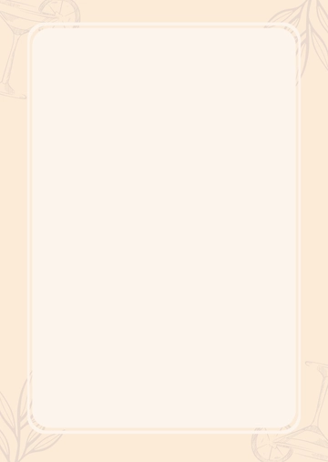 Free Minimalist Background Drinks Menu Template to Edit Online