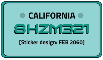 Free California License Plate Template to Edit Online