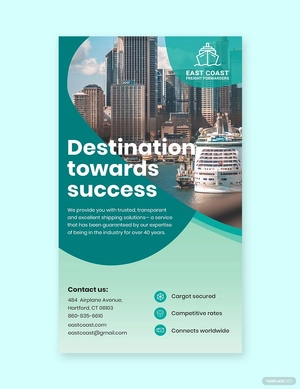 Shipping Whatsapp Post Template