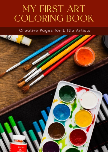 Free Art Coloring Book Template to Edit Online