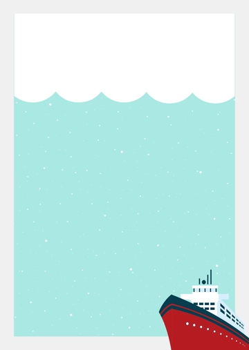 Free Background Cruise Ship Cocktail Menu Template to Edit Online