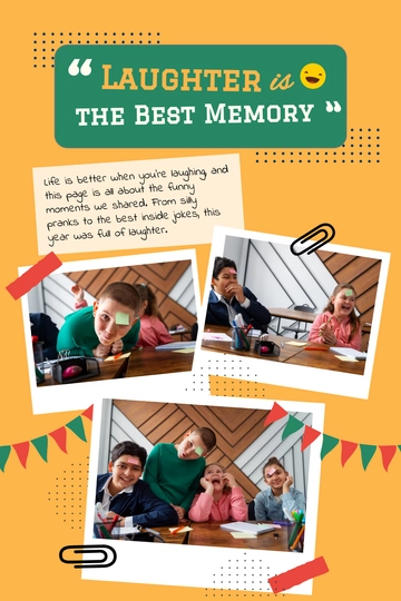 Free Funny Yearbook Template to Edit Online