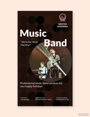 Music Band Whatsapp Post Template