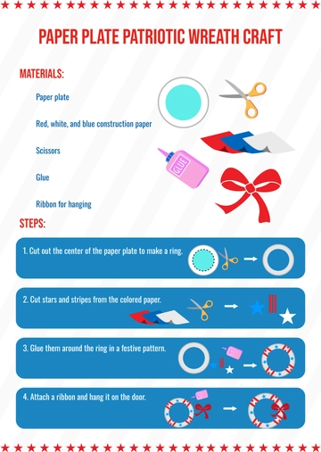 Free Memorial Day Crafts Template to Edit Online